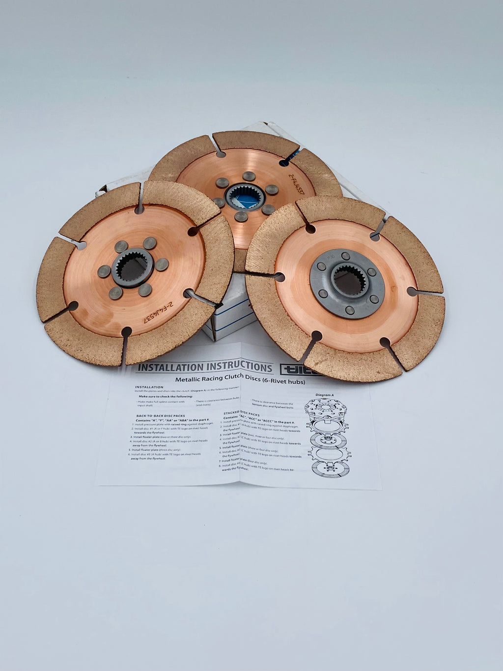 Tilton 7.25 Clutch Disc Pack